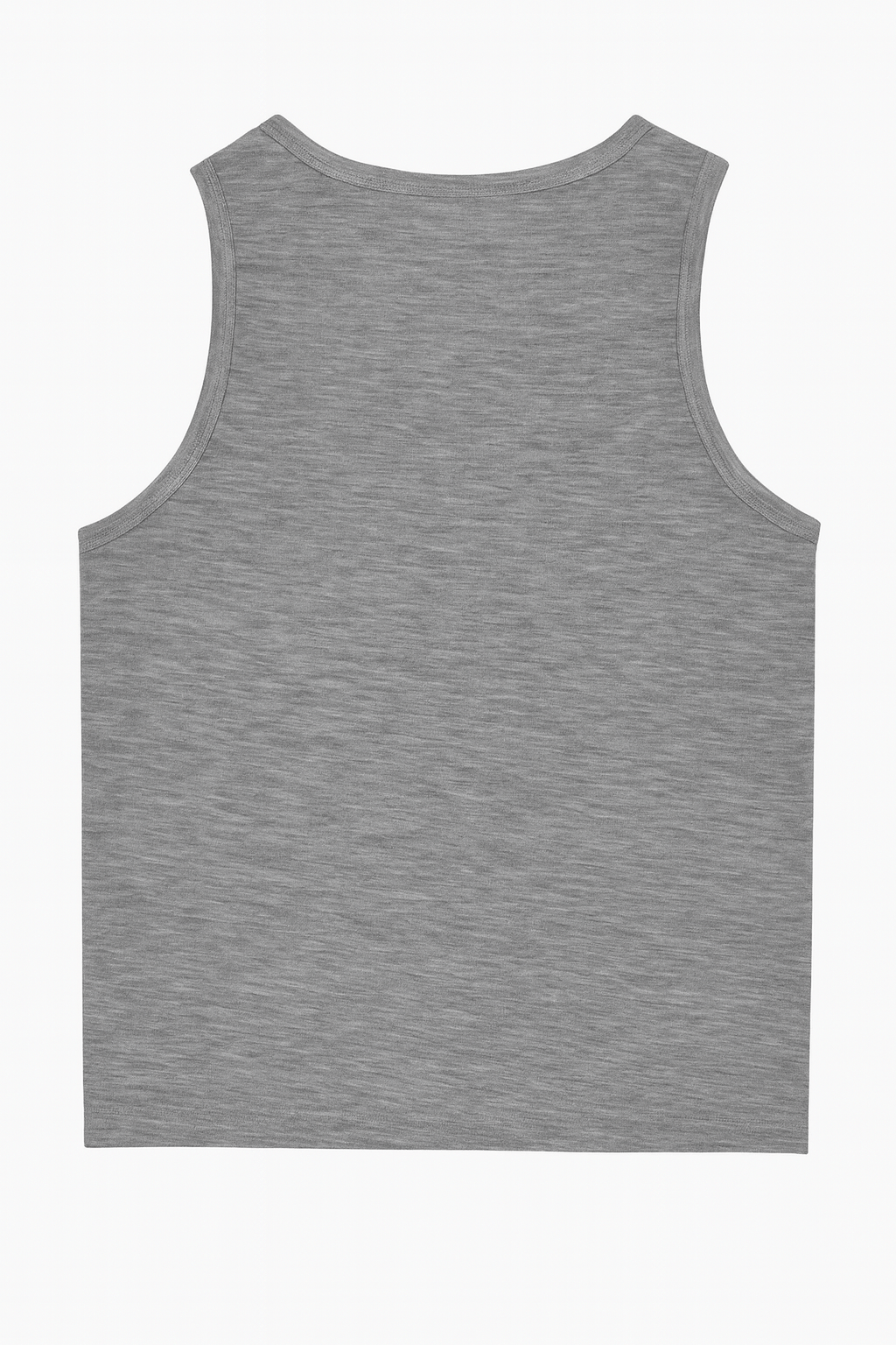 100% Superfine Mens Merino Wool Tank Top Grey
