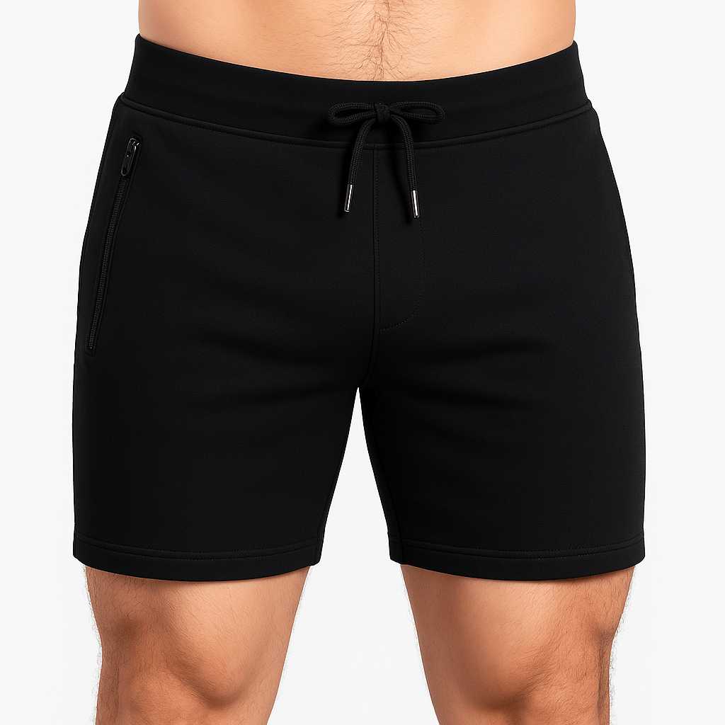 Black Merino Wool Shorts 5 Inseam PREORDER