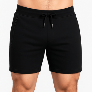 Black Merino Wool Shorts 5 Inseam PREORDER