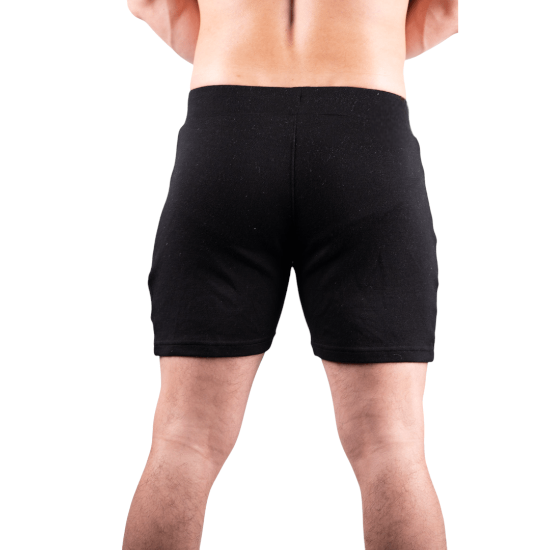 Black Merino Wool Shorts 5 Inseam PREORDER