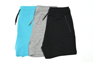 Teal grey Black Merino wool Shorts men