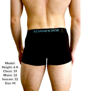 Men's Bamboo Underwear 6 Pack: Eco-Friendly Pack Grey Black and White set.