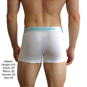 Men's Bamboo Underwear 6 Pack: Eco-Friendly Pack Grey Black and White set.