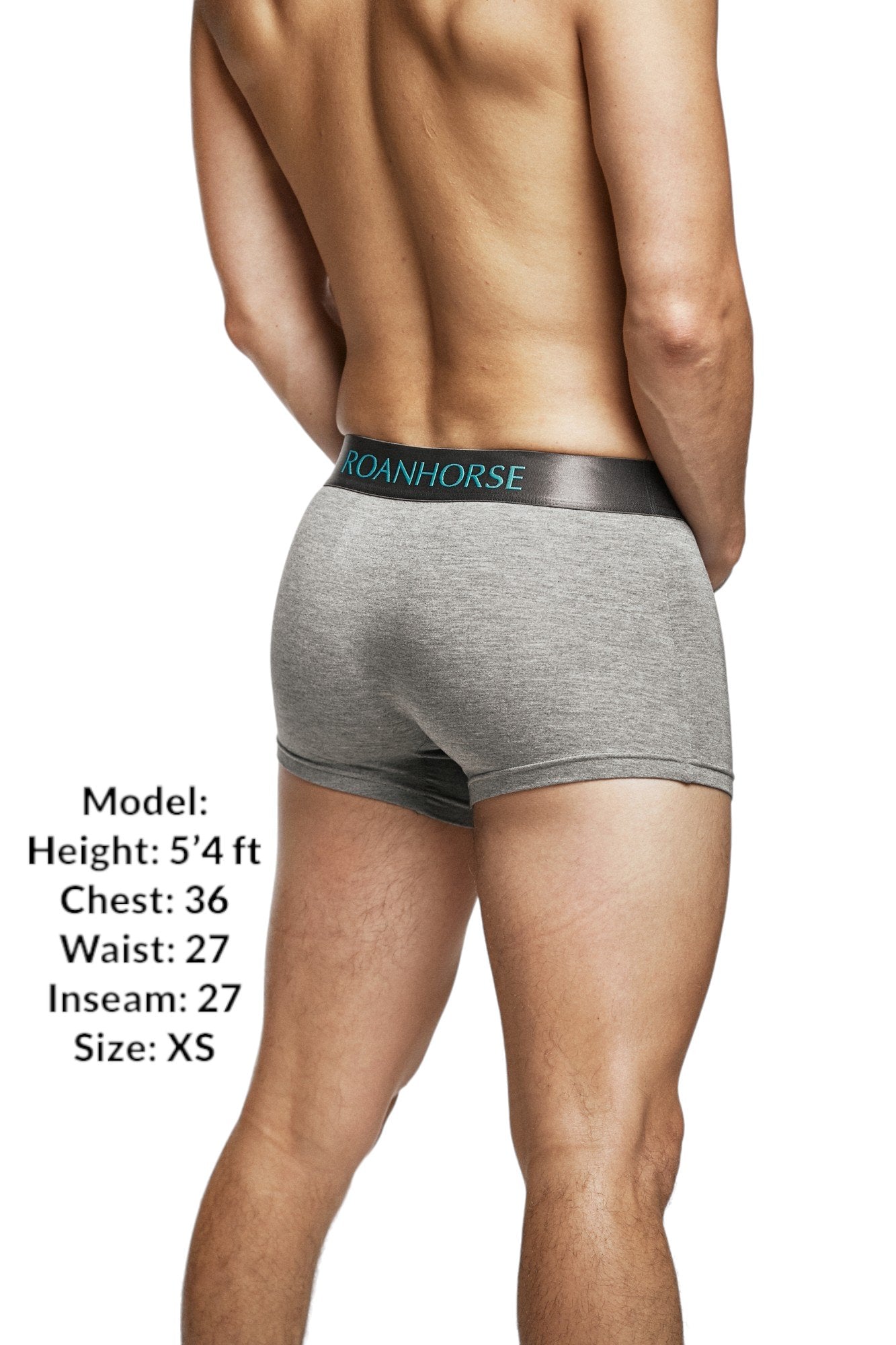 Grey Premium Men's Bamboo Underwear 3 Pack: Eco-Friendly Comfort for Every Day